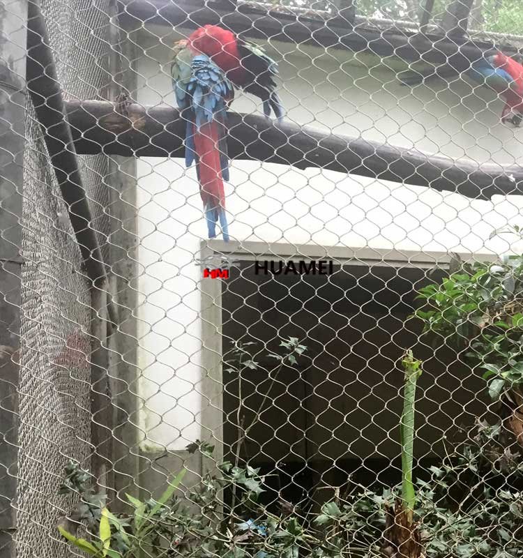 stainless rope net for bird enclosures